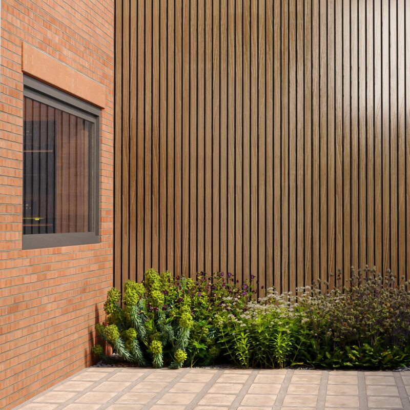 ShadowClad External Slat Wall Panel - Golden Oak - Image 4