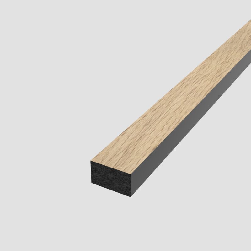 SplasPro Top/Bottom Trim (Narrow Slat) - Natural Oak