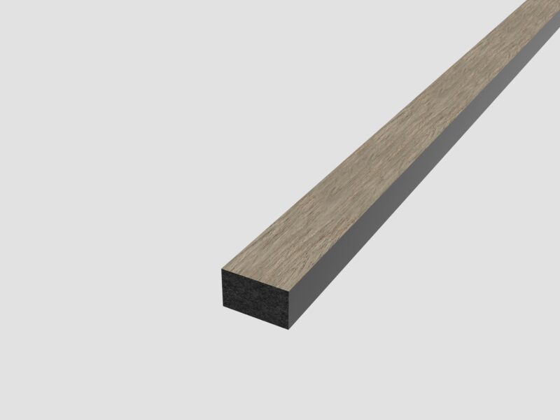SplashPro Top/Bottom Trim (Narrow Slat) - Washed Oak