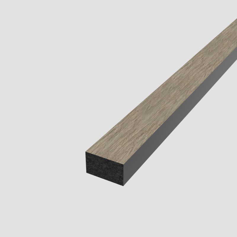 SplashPro Top/Bottom Trim (Narrow Slat) - Washed Oak