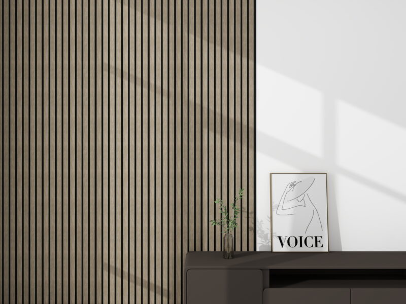 SplashPro Top/Bottom Trim (Narrow Slat) - Washed Oak - Image 7