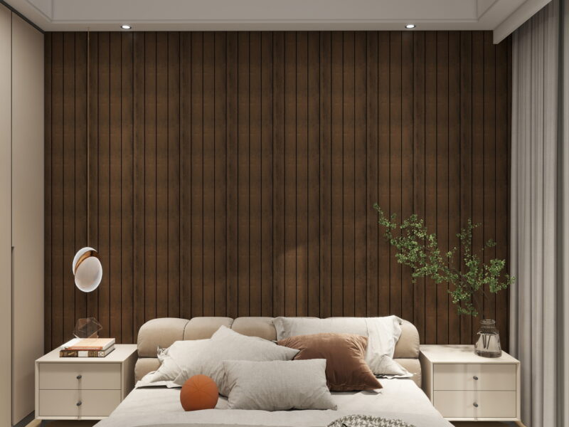 SplashPro Right Hand Trim (Wide Slat) - Smoked Oak - Image 5