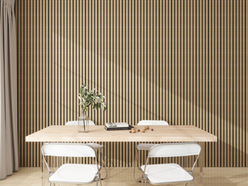 SplasPro Top/Bottom Trim (Narrow Slat) - Natural Oak - Image 6