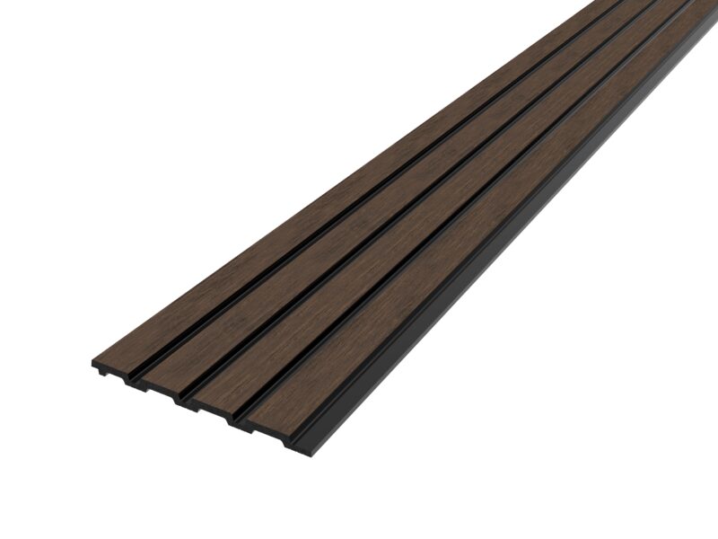 SplashPro Right Hand Trim (Narrow Slat) - Smoked Oak - Image 4