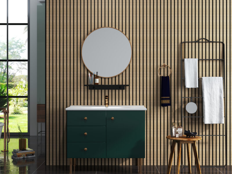 SplashPro Waterproof Panel (Narrow Slat) - Natural Oak - Image 7