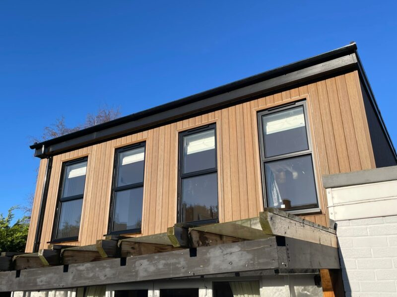 Shiplap  Composite Cladding Board - Teak - Image 3