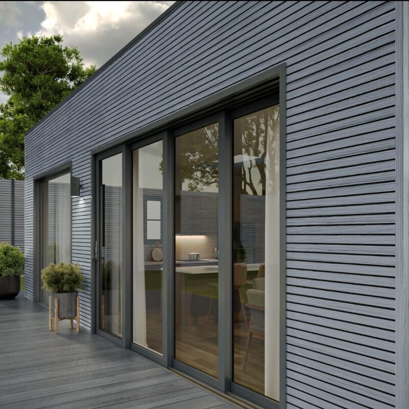 ShadowClad External Slat Wall Panel - Silver Grey Oak