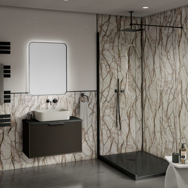 Mural Maxi Gloss Waterproof Panel - Antique Marble