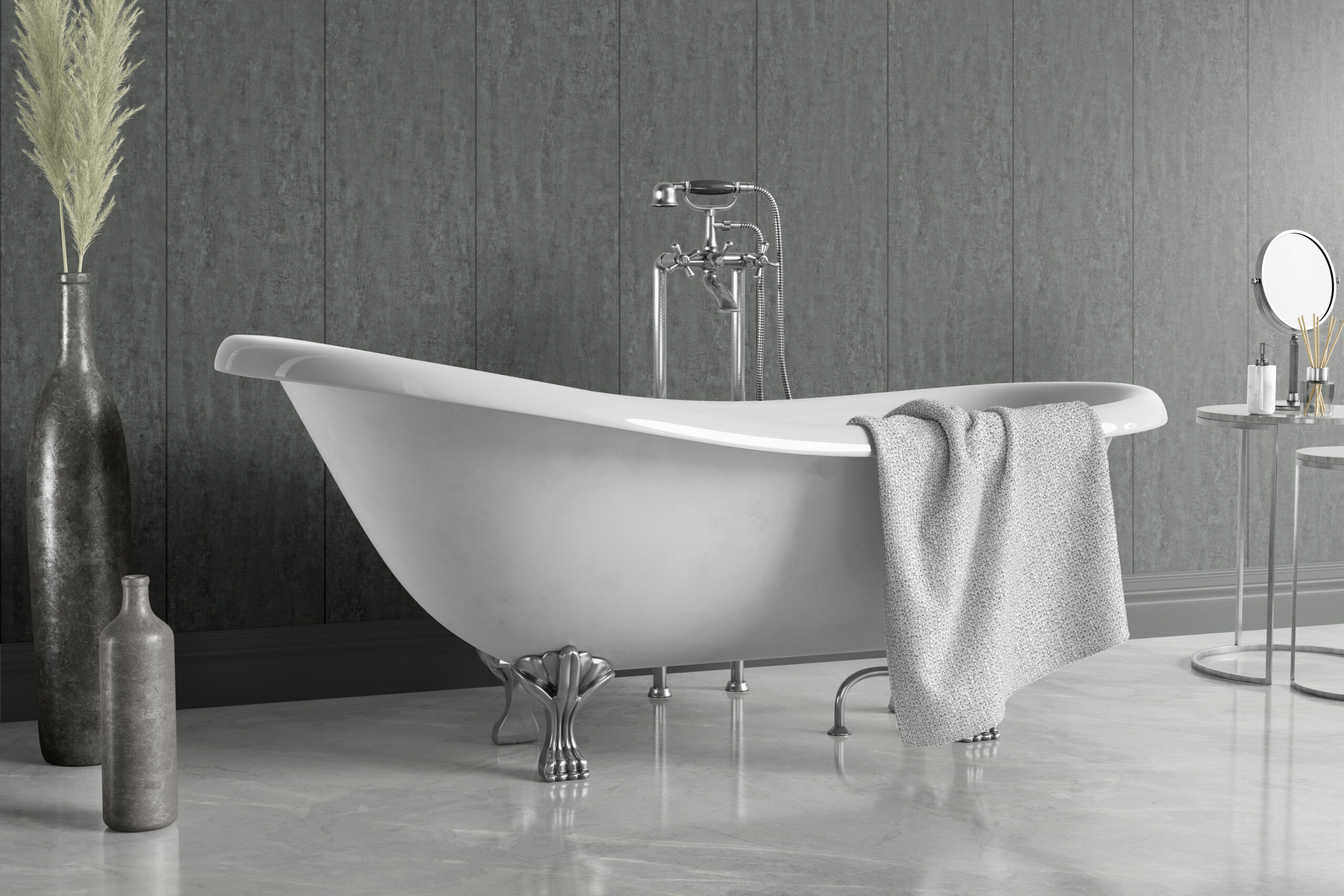 Mural Mineral Stone Effect Interior Decorative Waterproof Panel - Magnetite - Image 3