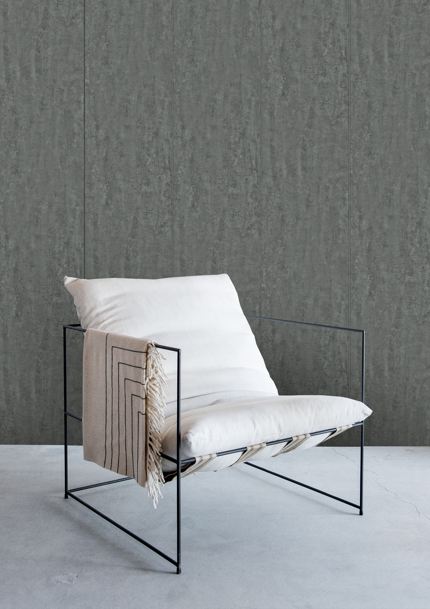 Mural Mineral Stone Effect Interior Decorative Waterproof Panel - Magnetite - Image 6