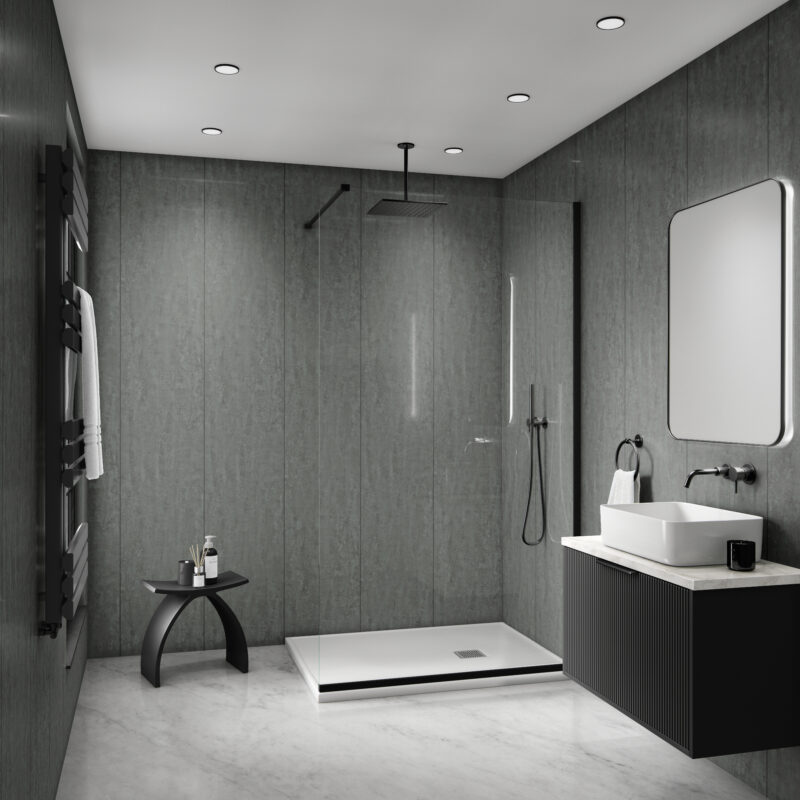 Mural Mineral Stone Effect - Magnetite