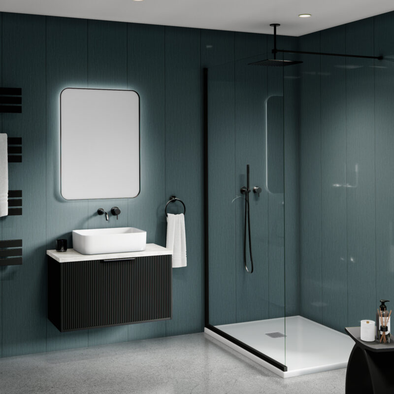 Abstract Texture Effect Dark Blue