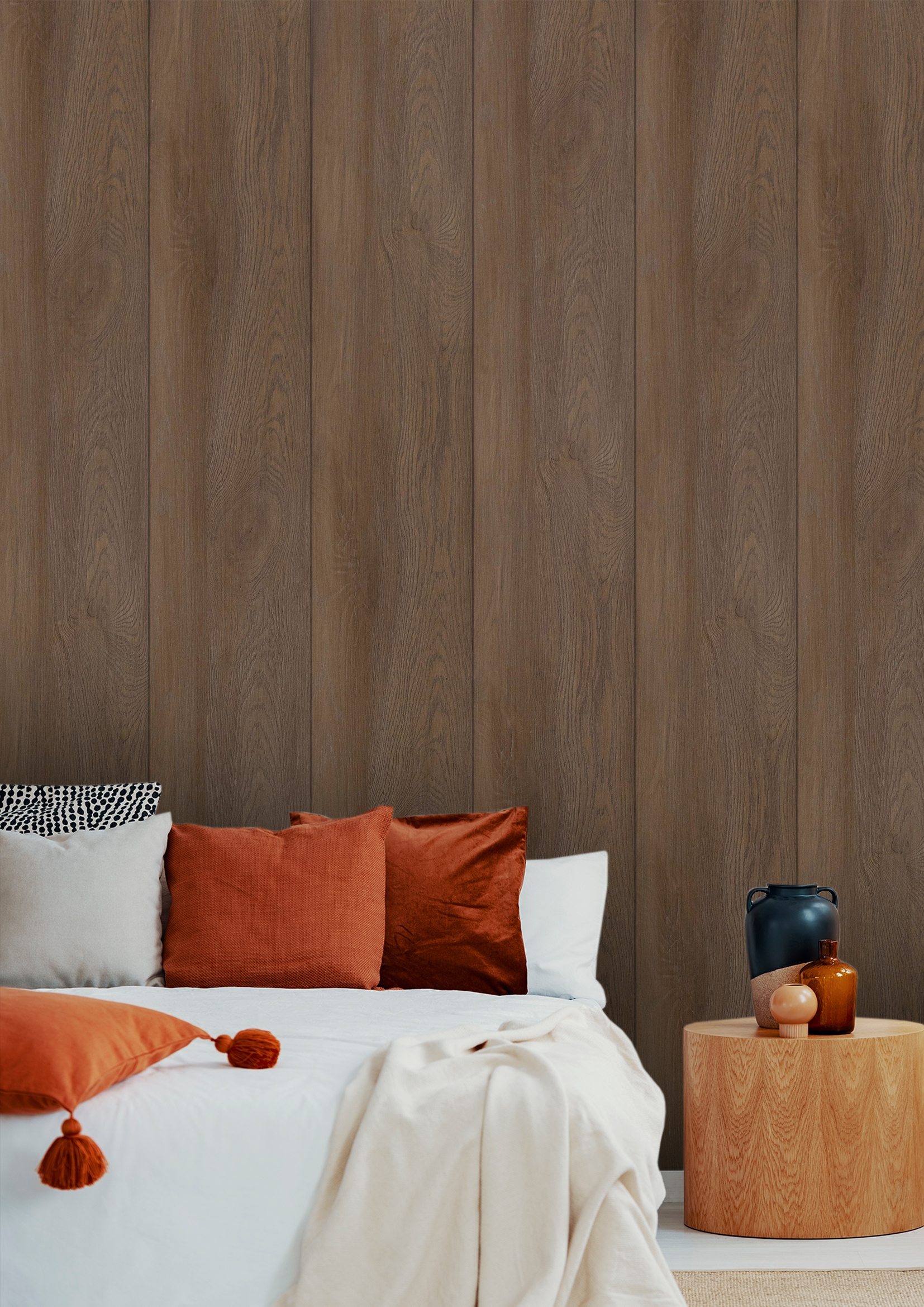 Mural Wood Grain Effect Interior Decorative Waterproof Panel - Image 8