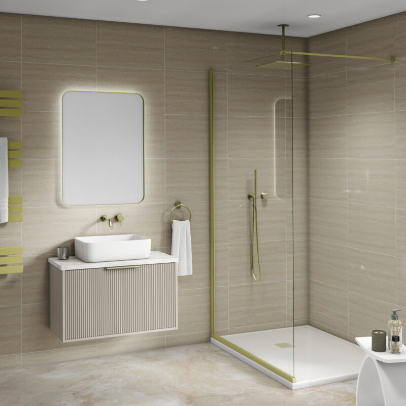 Mural Ultimo Tile Effect Wall Panel - Sandstone