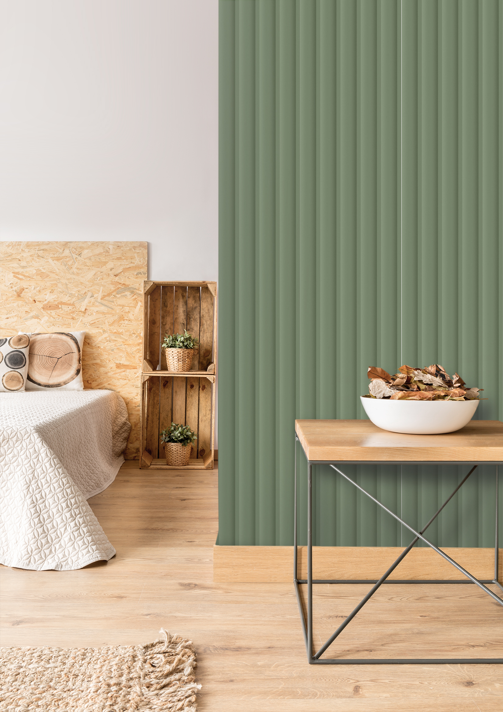 Mural Vari-Wave Wall Panel - Sage Green - Image 6