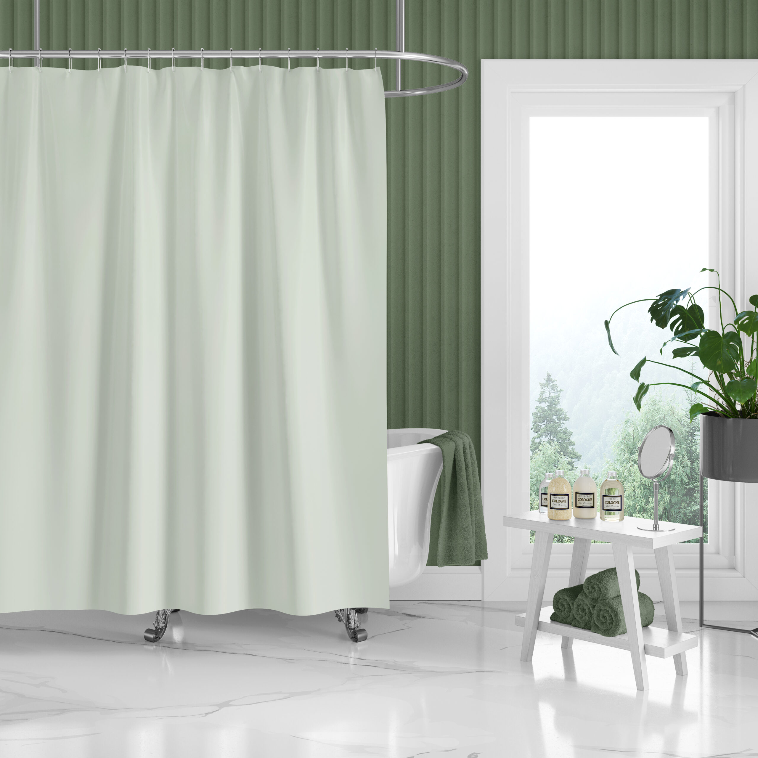 Mural Vari-Wave Wall Panel - Sage Green - Image 7