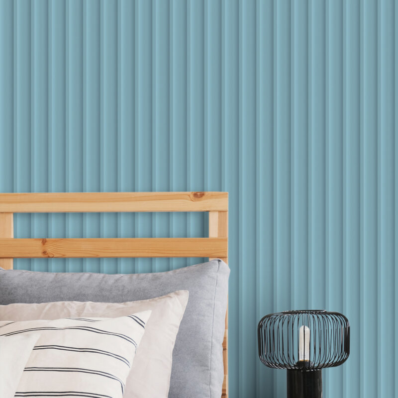Mural Vari-Wave Wall Panel - Blue
