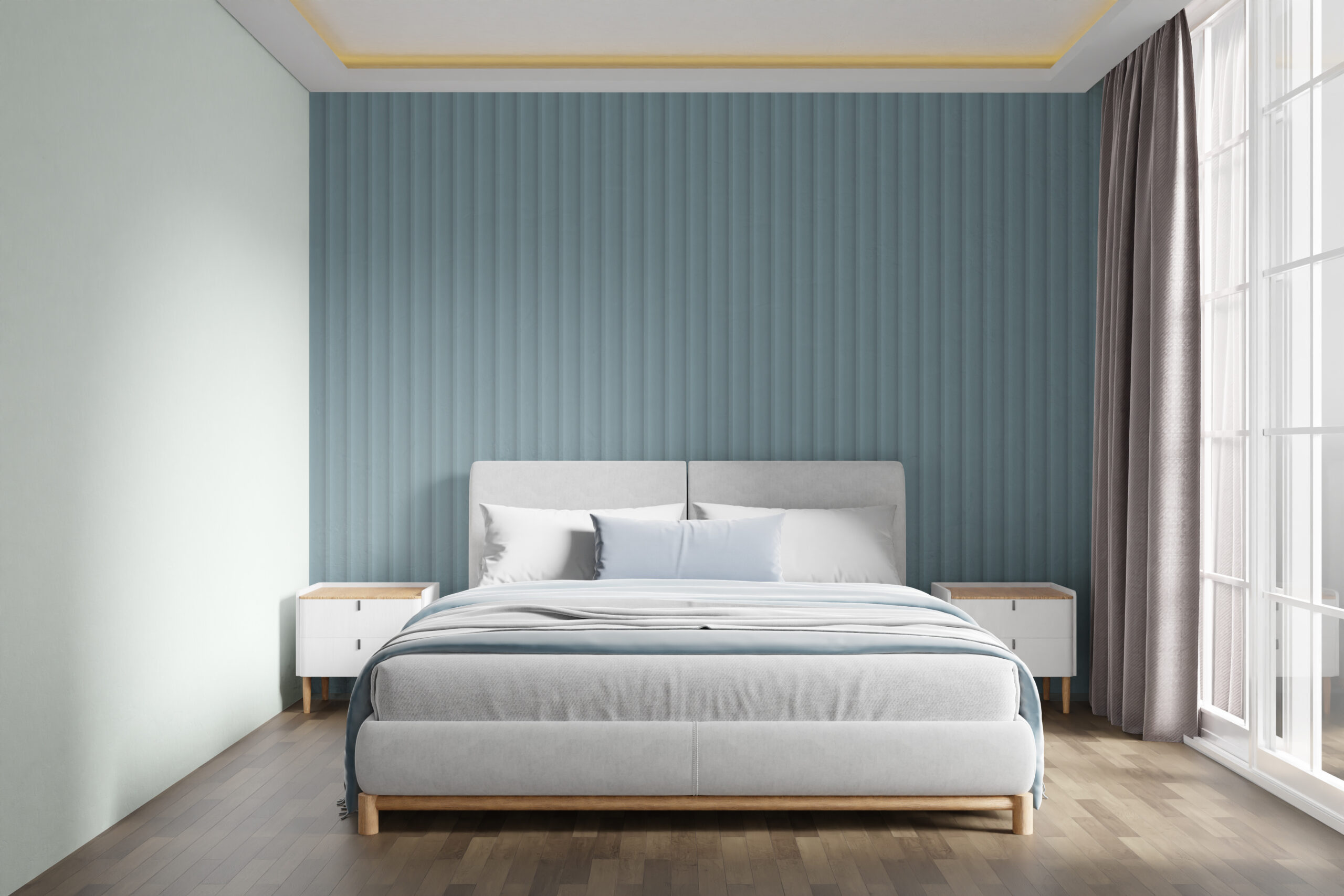 Mural Vari-Wave Wall Panel - Blue - Image 6